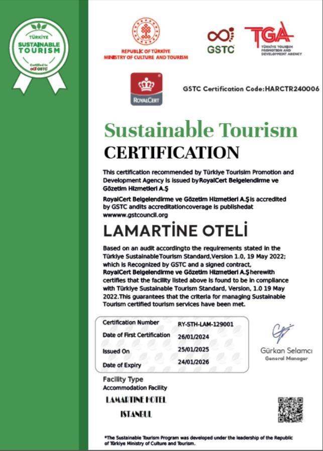 Lamartine Hotel Istanbul Exterior photo